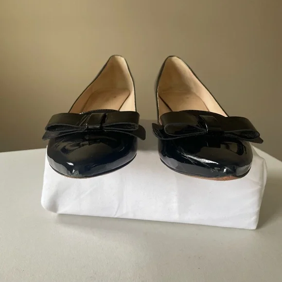 Kate Spade New York Gold Block Heel Shoes 9.5 - Picture 3 of 9